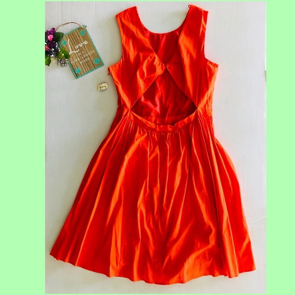 Liz Claiborne Dresses & Skirts - NWOT Liz Claiborne Orange Cotton Dress Size 14